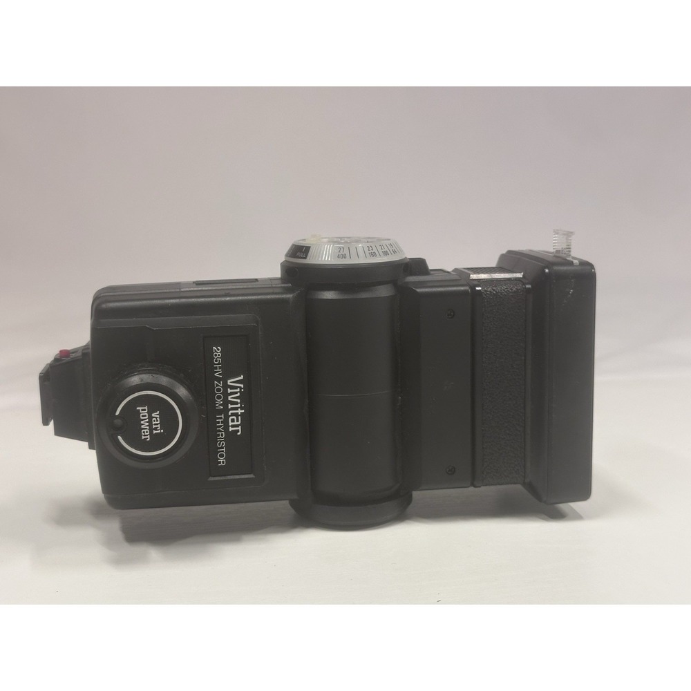 Vivitar 285HV Zoom Thyristor Camera Flash Untested